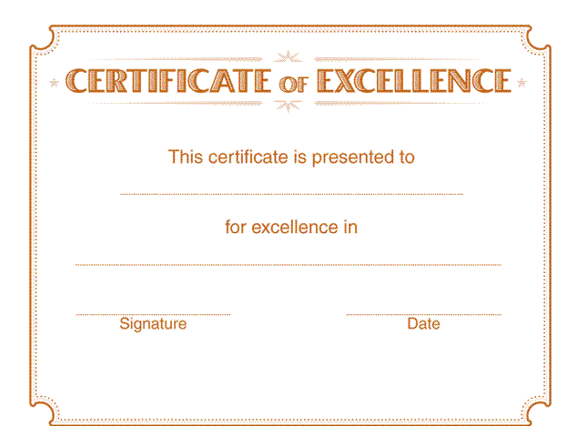 Excellence-Certificate-Template-samples