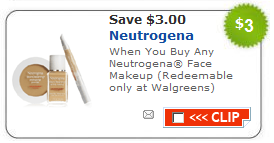Neutrogena-Cosmetics-foundation makeup samples and coupons