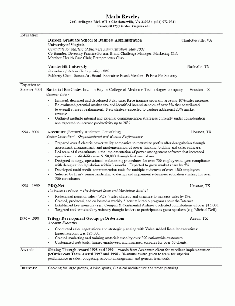 job-health-Sample Resume template